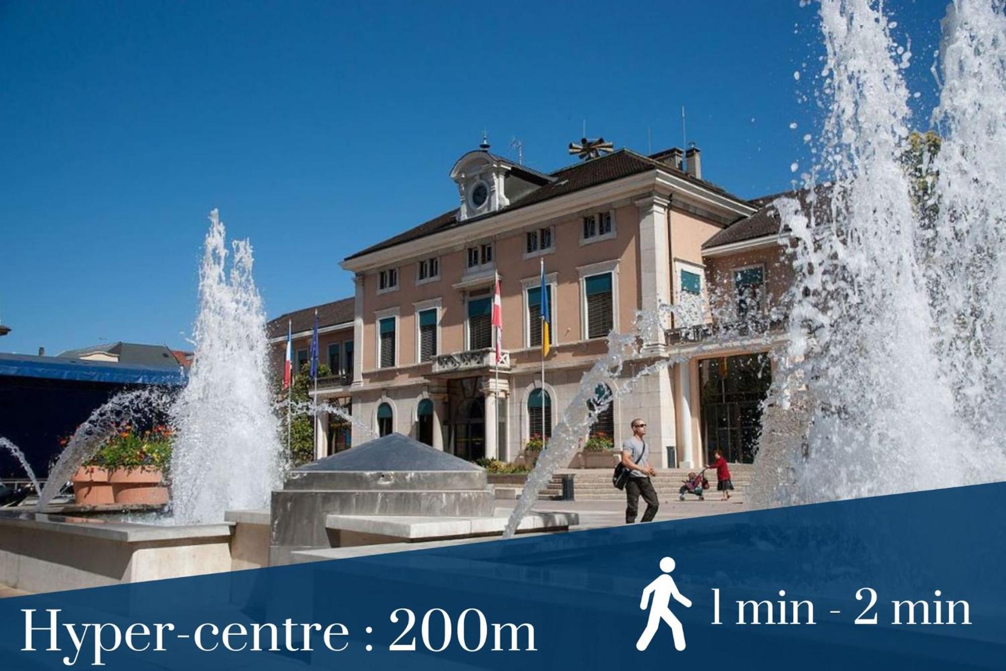 Homey Superchill - Appartement Moderne Et Tout Equipe - Netflix Et Wifi Inclus - Situe En Hyper-Centre - Proche Geneve Annemasse Εξωτερικό φωτογραφία